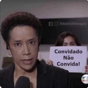 Levar alguém que não foi convidado
